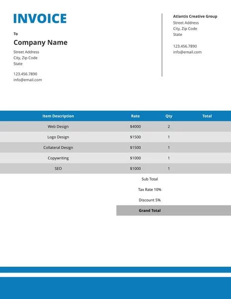 Make an invoice